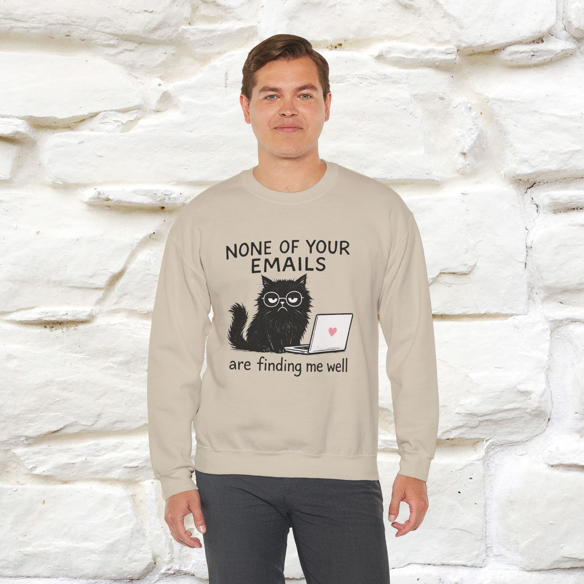 ''None Of Your Emails ...'' | Cute Cat Sweatshirt | Nunu&Miao Studio