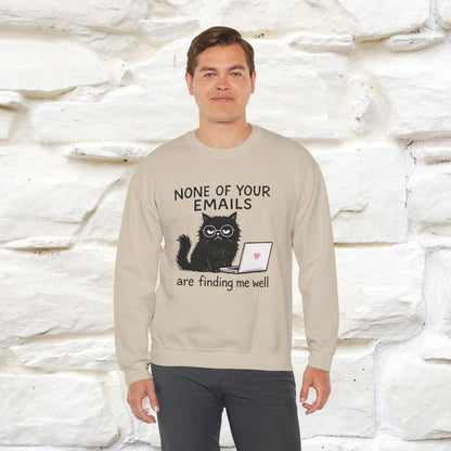 ''None Of Your Emails ...'' | Cute Cat Sweatshirt | Nunu&Miao Studio
