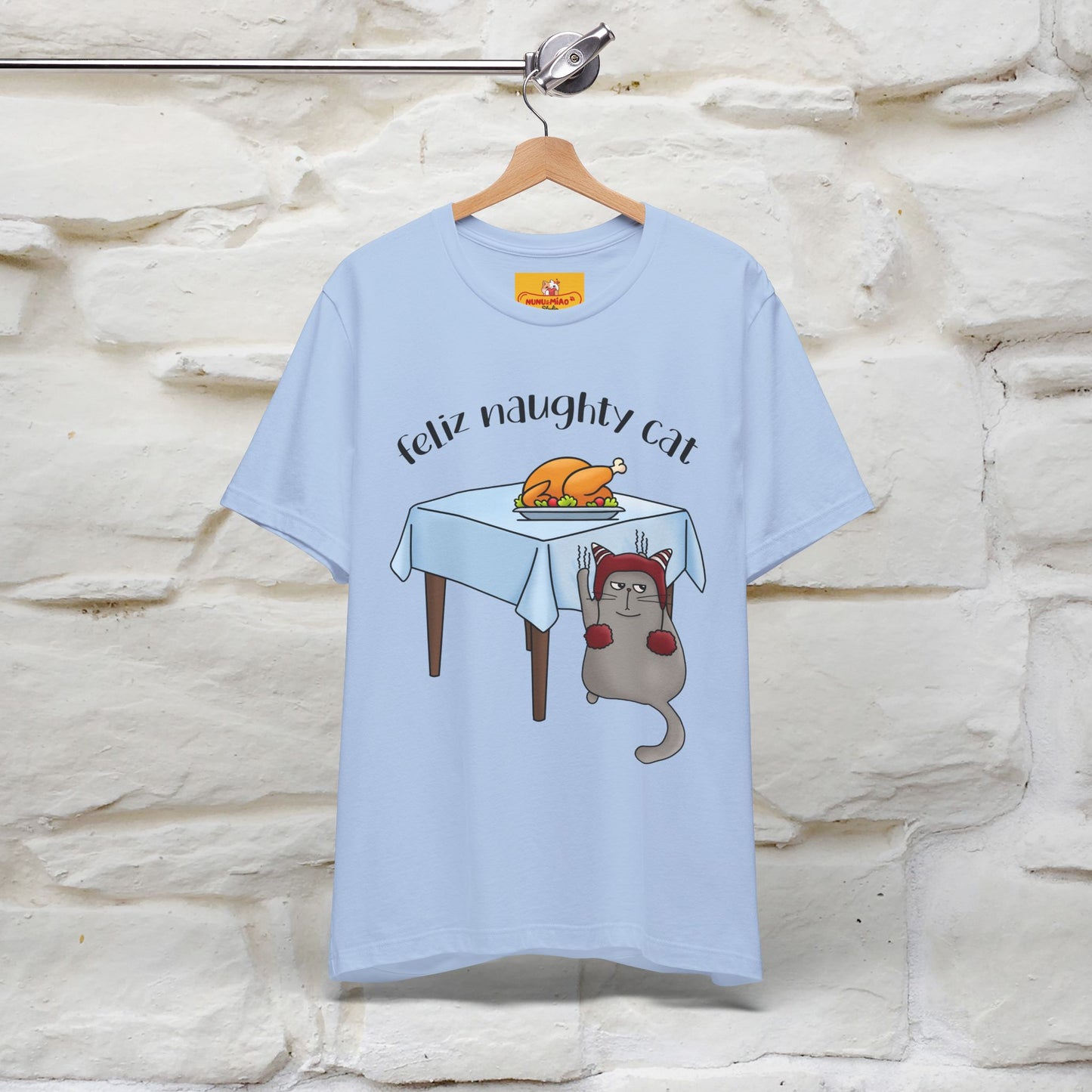 "Feliz Naughty Cat" |Funny Cat T-Shirt | Nunu&Miao Studio