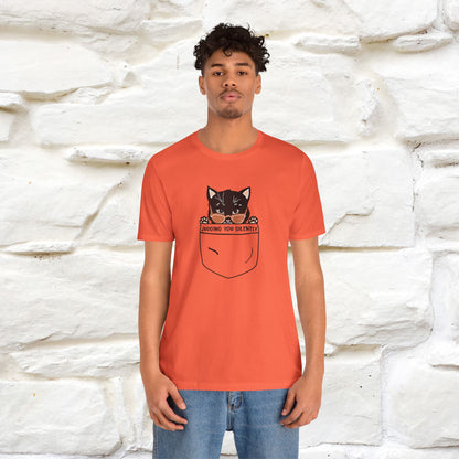 ''Judging You Silently'' | Cat T-Shirt for Men | Nunu&Miao Studio - Nunu&Miao Studio