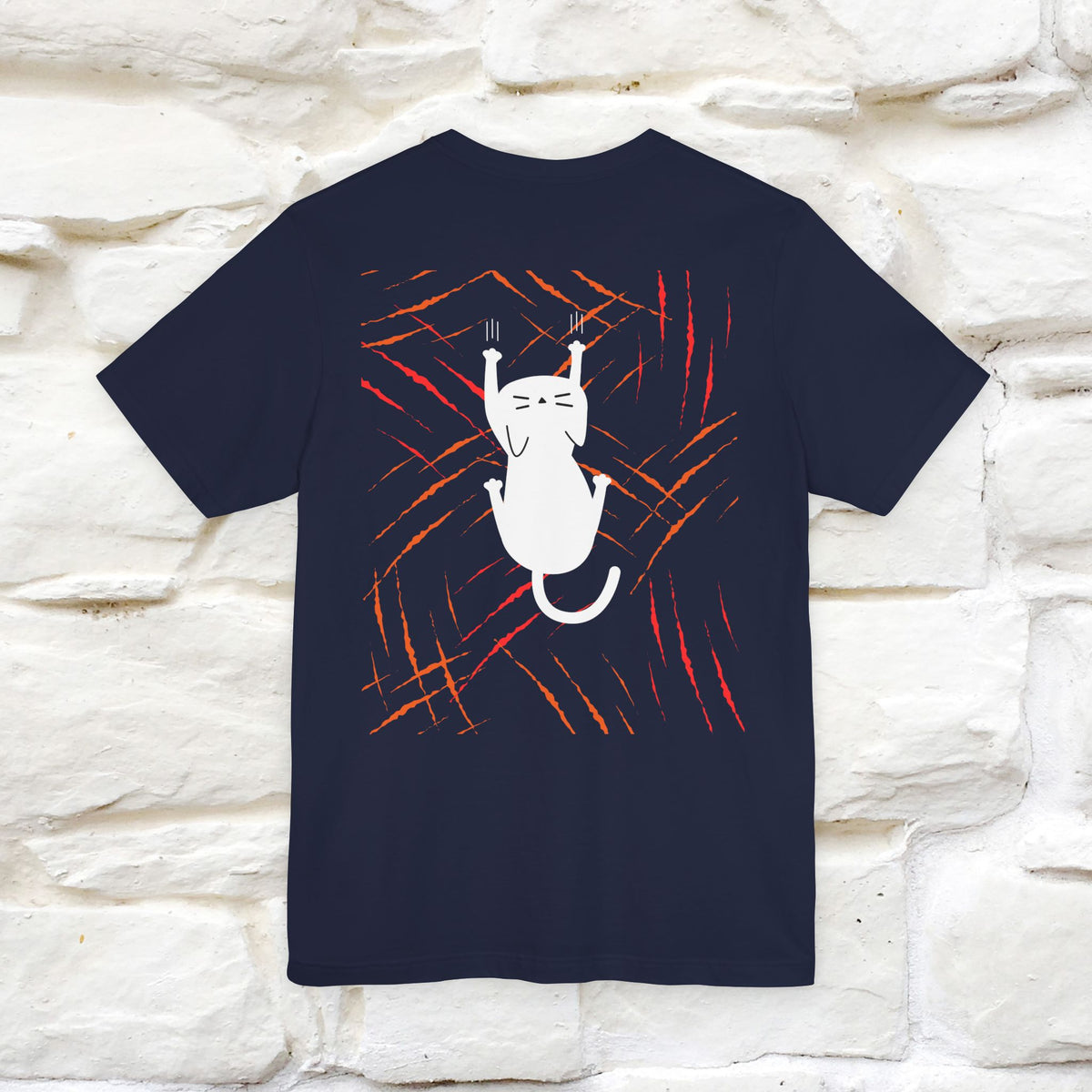 “Love Hurts"  Funny Cat T-Shirt | Front & Back Design | Nunu&Miao Studio