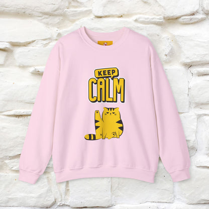 "Keep Calm'' |Cat Sweatshirt | Nunu&Miao Studio