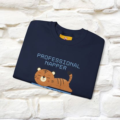 ''Professional Napper Since Birth'' |Cat Sweatshirt | Nunu&Miao Studio