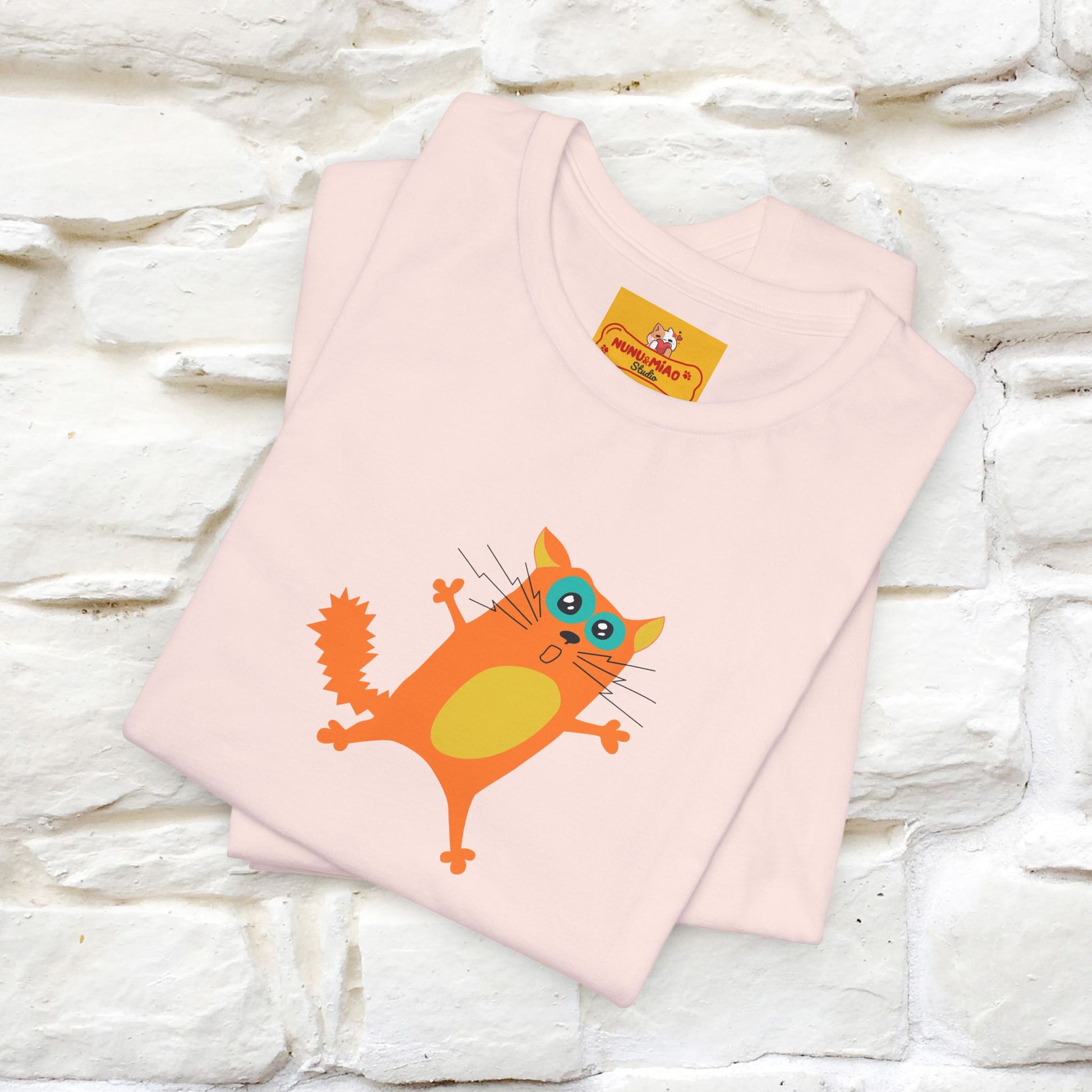 "It Always Seems Impossible Until It’s Done" Cat T-Shirt| Front & Back Design | Nunu&Miao Studio - Nunu&Miao Studio