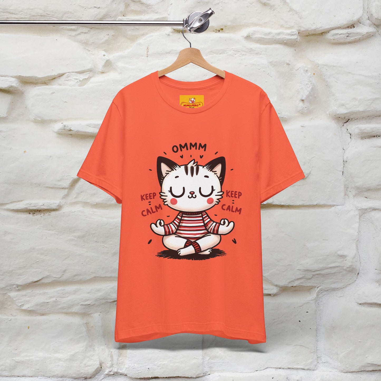 Ommm, Keep Calm | Relaxed Cat Shirt for Men & Women | 100% Cotton* - Nunu&Miao Studio