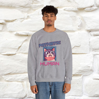 ''Pathetic Human'' |Cat Sweatshirt | Nunu&Miao Studio