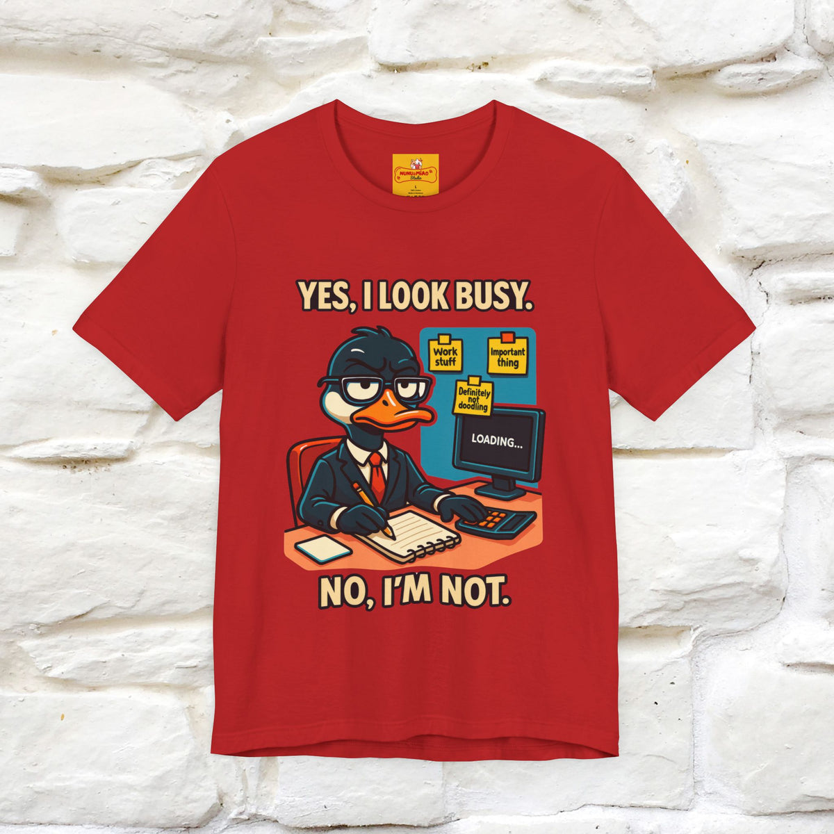 ''Yes, I Look Busy. No I'm Not.''|  Sarcastic Cat T-Shirt | Nunu&Miao Studio