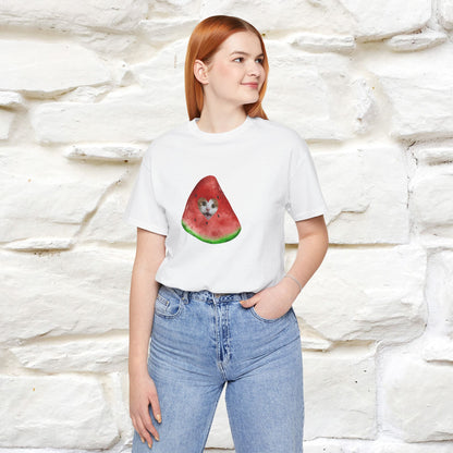 "Free Palestine" Cat T-shirt | Front & Back Design |Nunu&Miao Studio - Nunu&Miao Studio