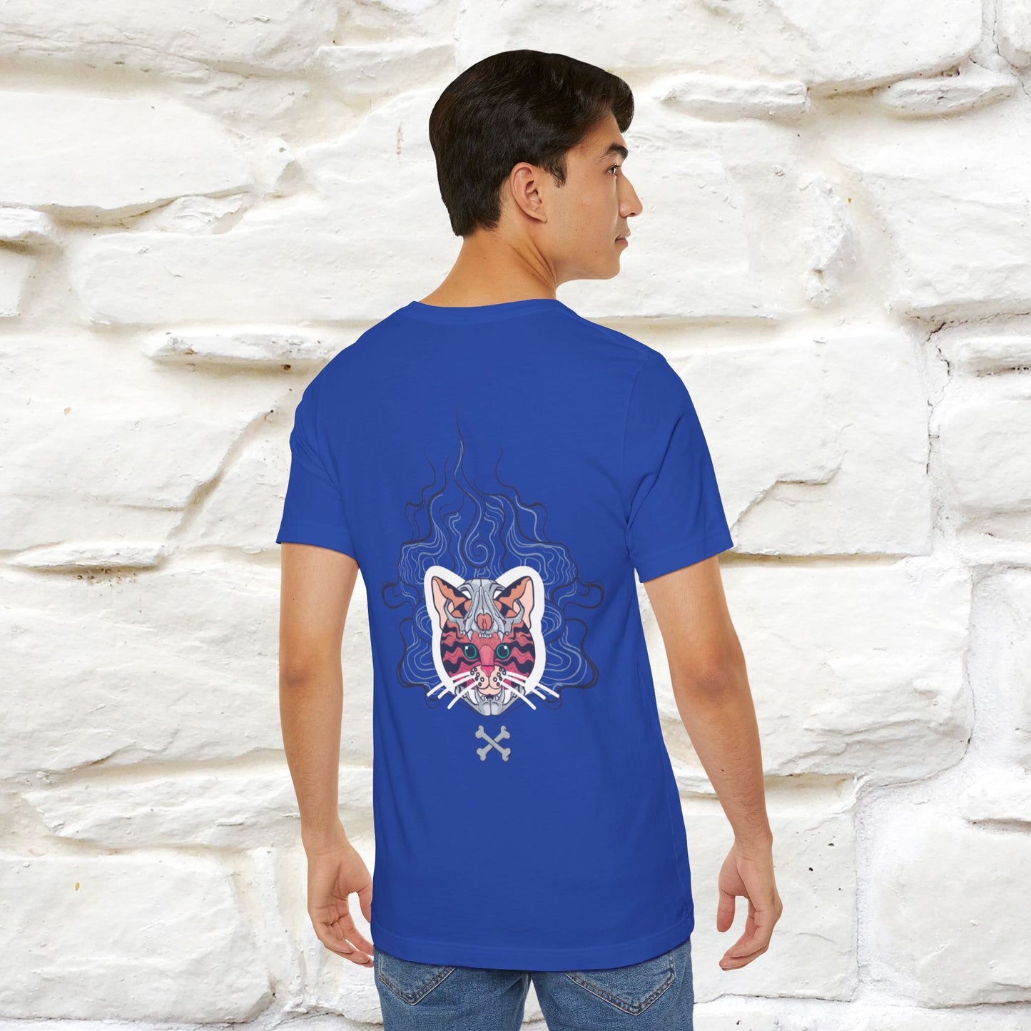 ''Air Fire Cat'' | Cat T-Shirt Front and Back Design | Nunu&Miao Studio - Nunu&Miao Studio