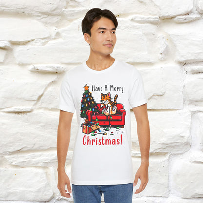 "Have A Merry..." |Funny Cat  T-Shirt | Nunu&Miao Studio