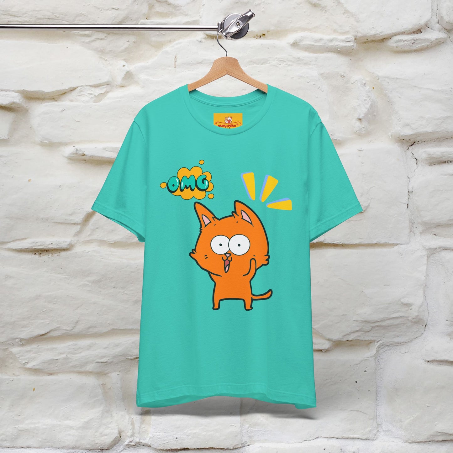 ''Oh My God'' Cat T-Shirt | Nunu&Miao Studio - Nunu&Miao Studio