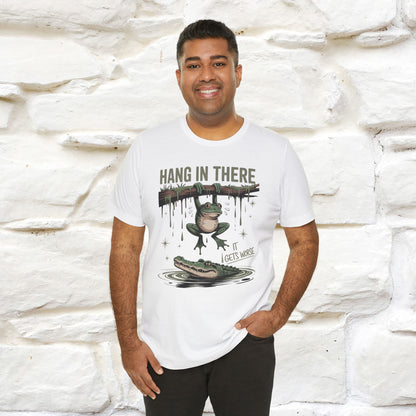 "Hang In There" Funny T-shirt |Nunu&Miao Studio - Nunu&Miao Studio