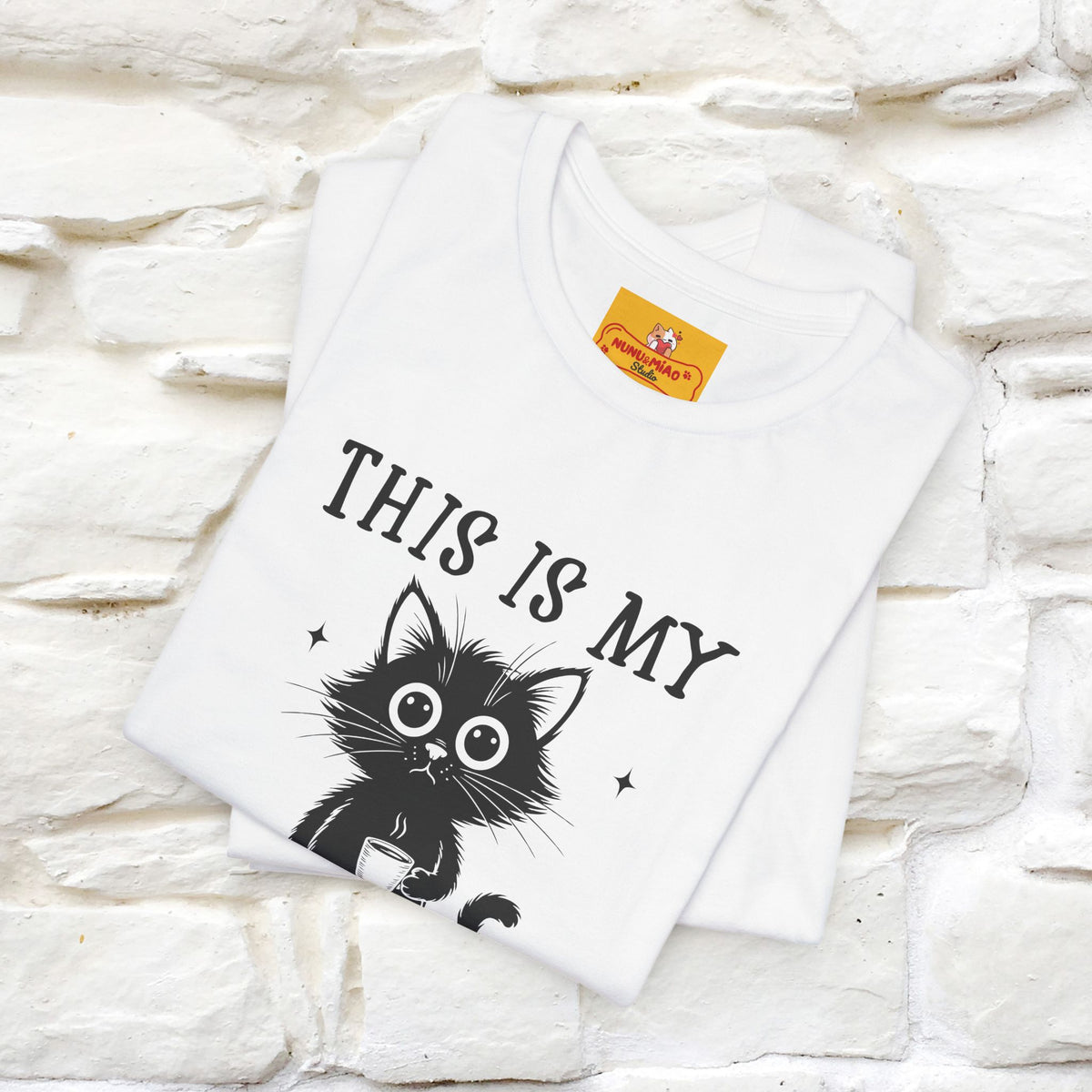 "This is My Awake Face" Cat T-Shirt | Funny Design | Nunu&Miao Studio