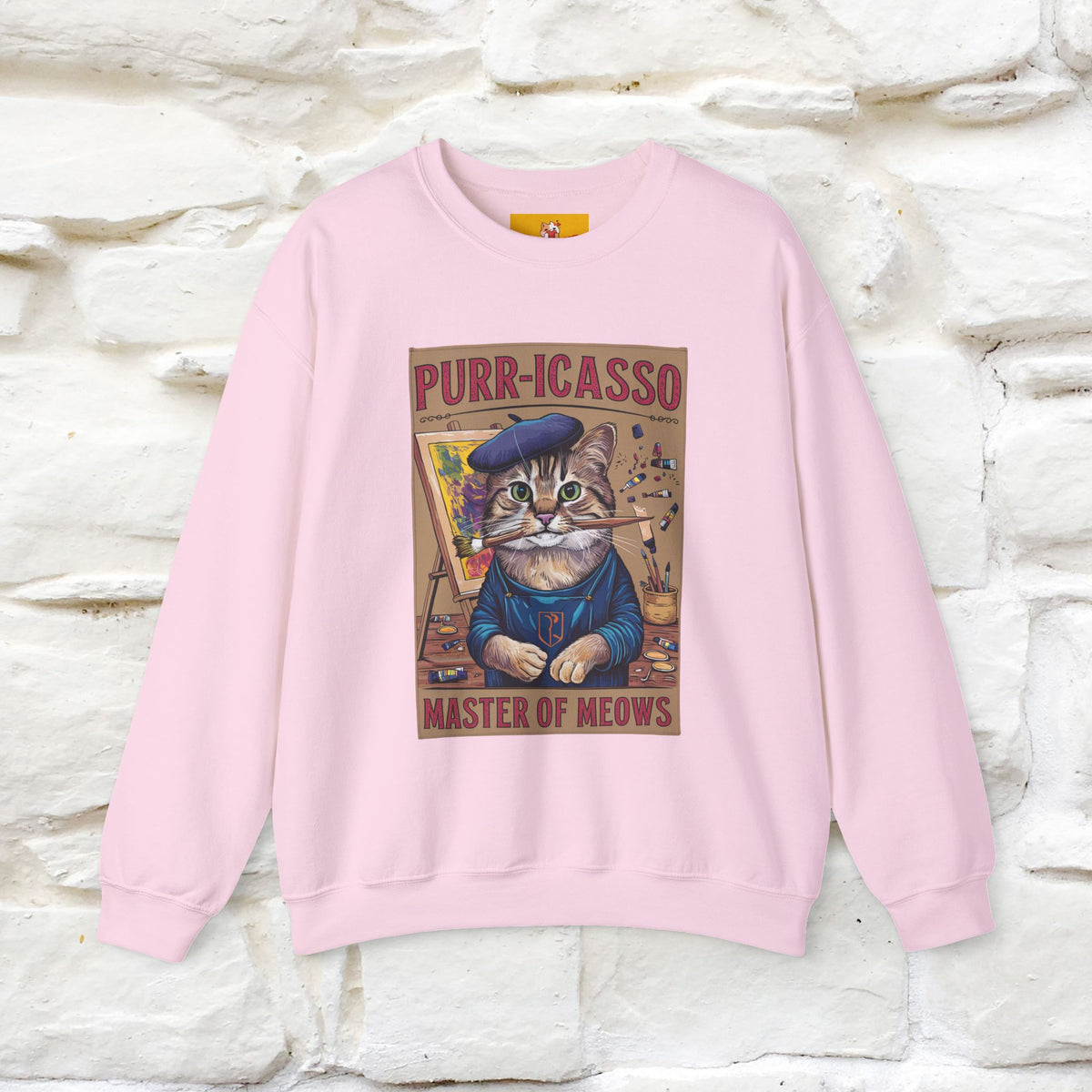 "Purr-icasso.'' |Cat Sweatshirt | Nunu&Miao Studio