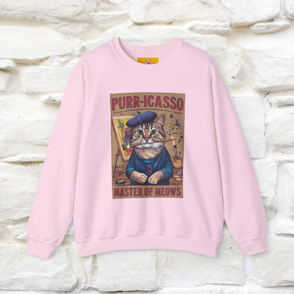 "Purr-icasso.'' |Cat Sweatshirt | Nunu&Miao Studio