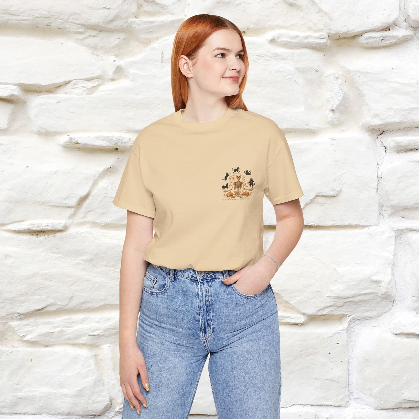 "You're Dead Inside But Still Love Cats " Halloween Cat T-shirt |Nunu&Miao Studio - Nunu&Miao Studio