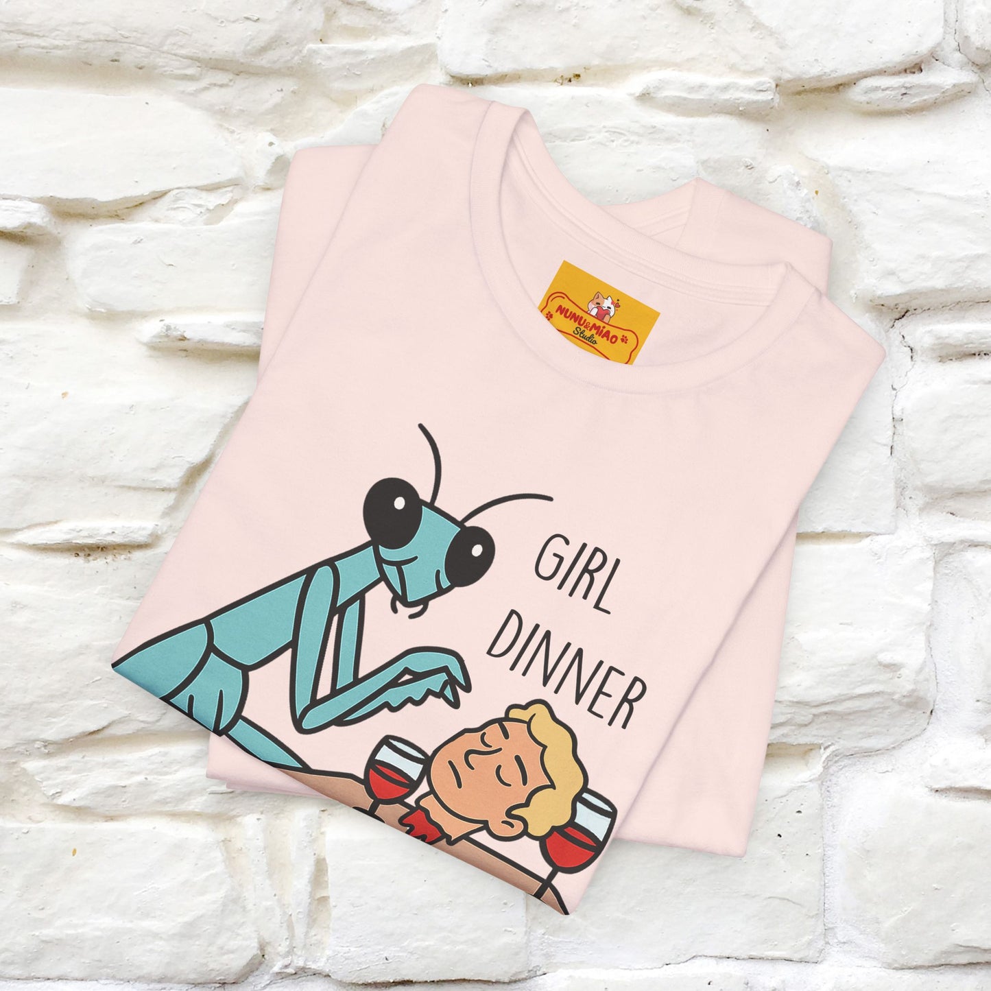 "Girl Dinner" Funny T-shirt |Nunu&Miao Studio - Nunu&Miao Studio
