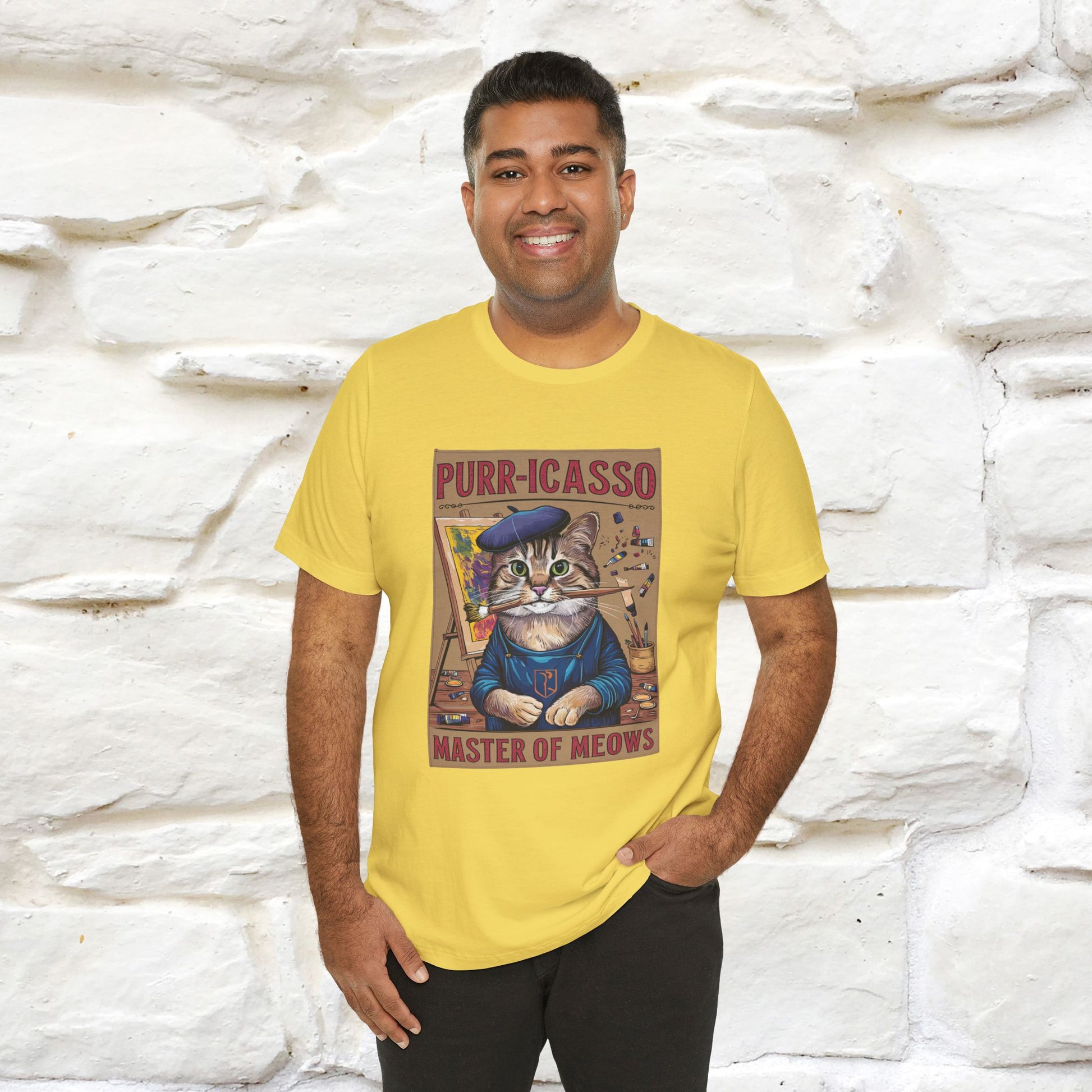 ''Purr-Icasso Masters Of Meows'' | CatT-Shirt | Nunu&Miao Studio - Nunu&Miao Studio