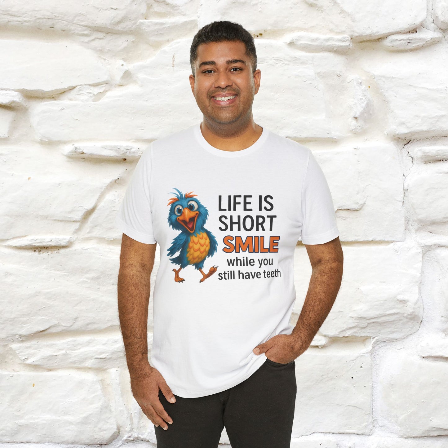 "Life Is Short Smile While ..." |Funny T-Shirt | Nunu&Miao Studio - Nunu&Miao Studio
