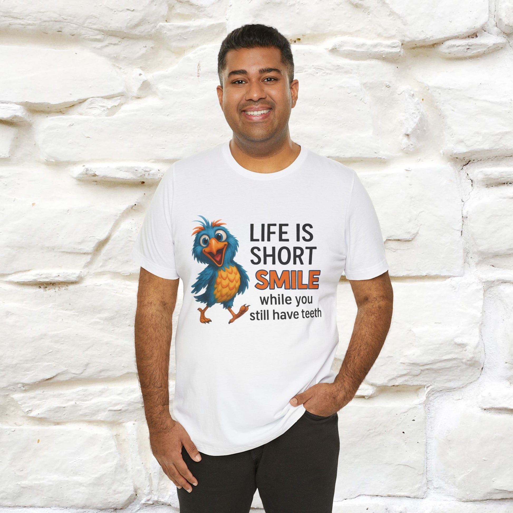 "Life Is Short Smile While ..." |Funny T-Shirt | Nunu&Miao Studio - Nunu&Miao Studio