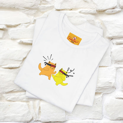 "You Have the Power to Protect Your Peace" Cat T-Shirt| Front & Back Design | Nunu&Miao Studio - Nunu&Miao Studio