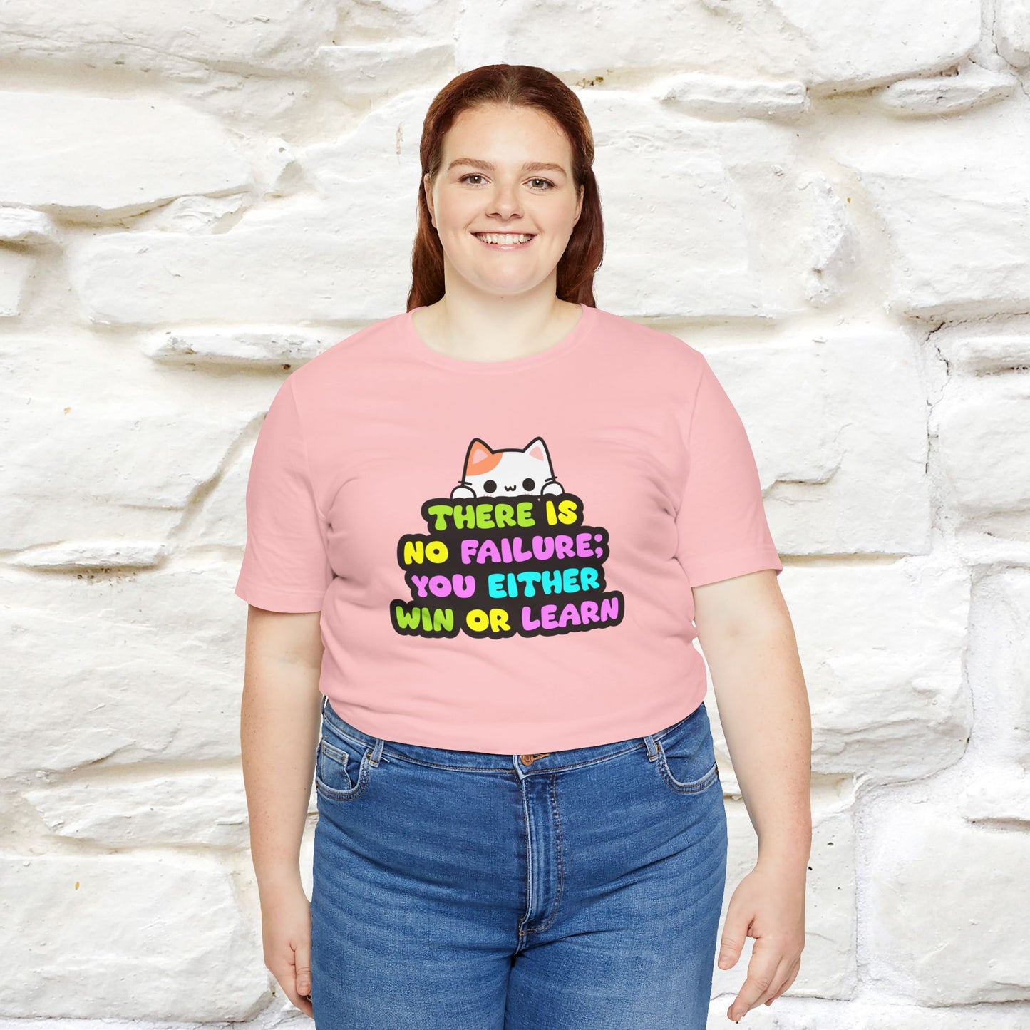 "There Is No Failure: You Either Win Or Learn" T-Shirt  | Nunu&Miao Studio - Nunu&Miao Studio