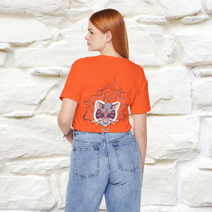 ''Air Fire Cat'' | Cat T-Shirt Front and Back Design | Nunu&Miao Studio - Nunu&Miao Studio