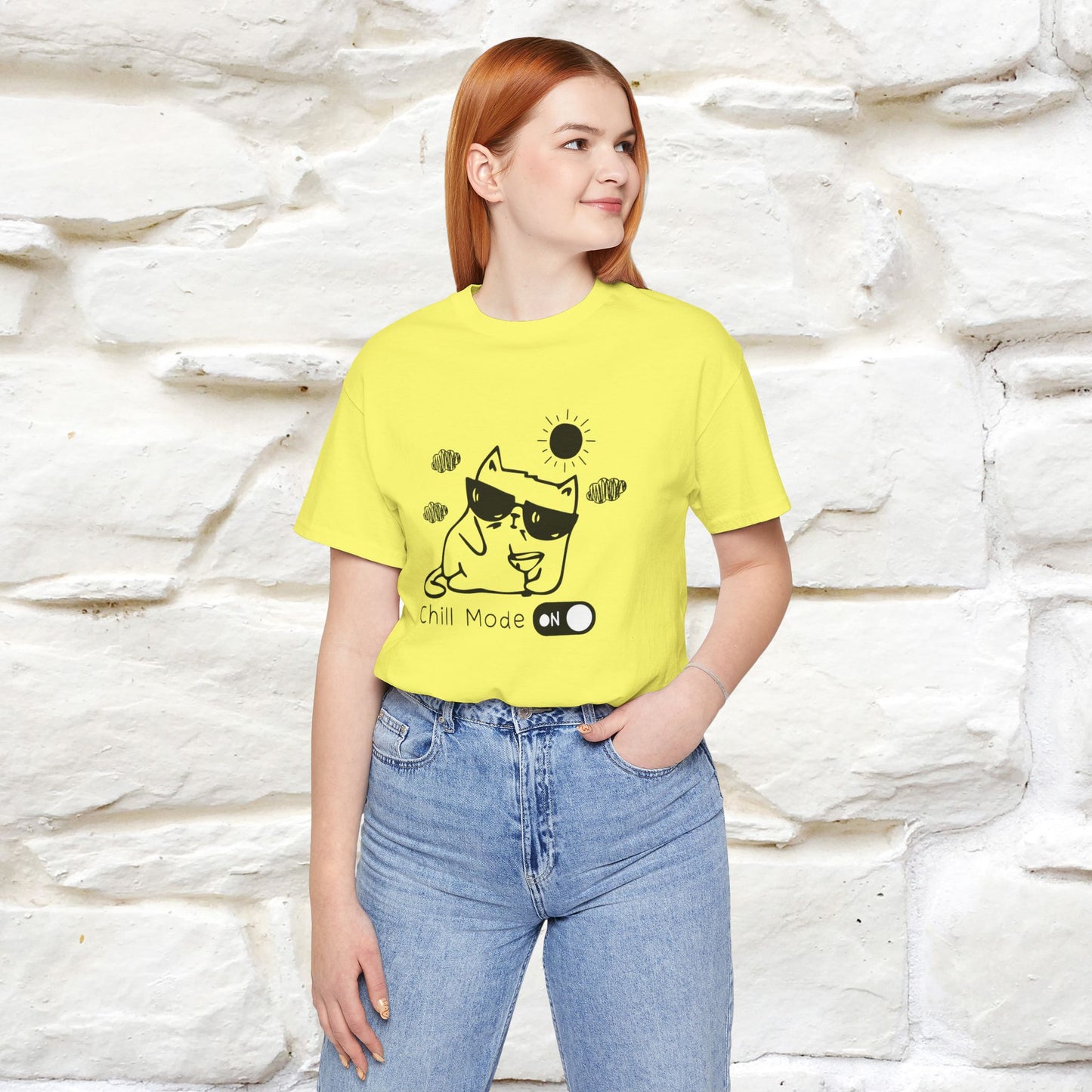 ''Chill Mode on'' Cat T-Shirt | Nunu&Miao Studio