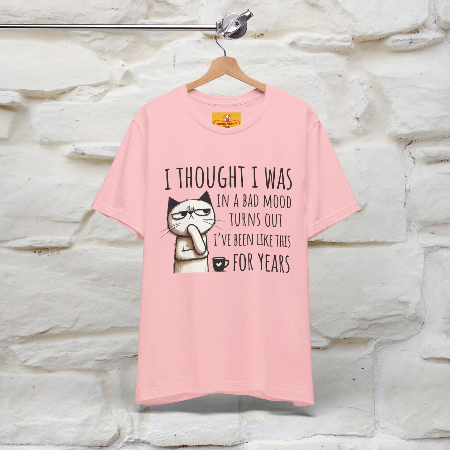 "I Thought I was In A Bad Mood.. " Cat  T-shirt |Nunu&Miao Studio - Nunu&Miao Studio
