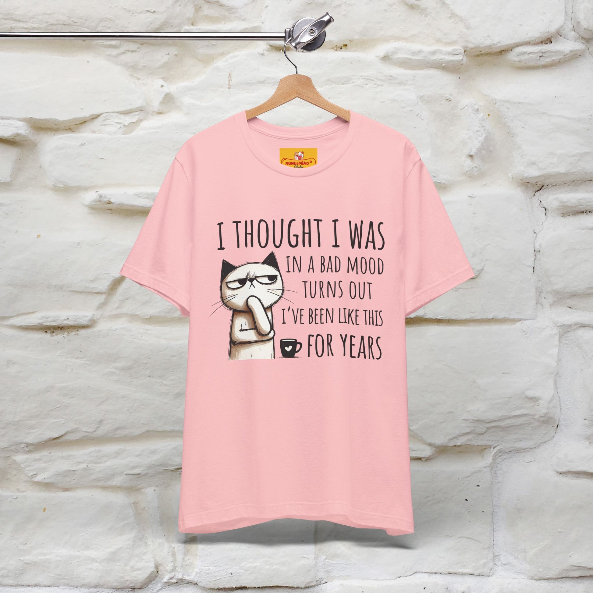 "I Thought I was In A Bad Mood.. " Cat  T-shirt |Nunu&Miao Studio - Nunu&Miao Studio