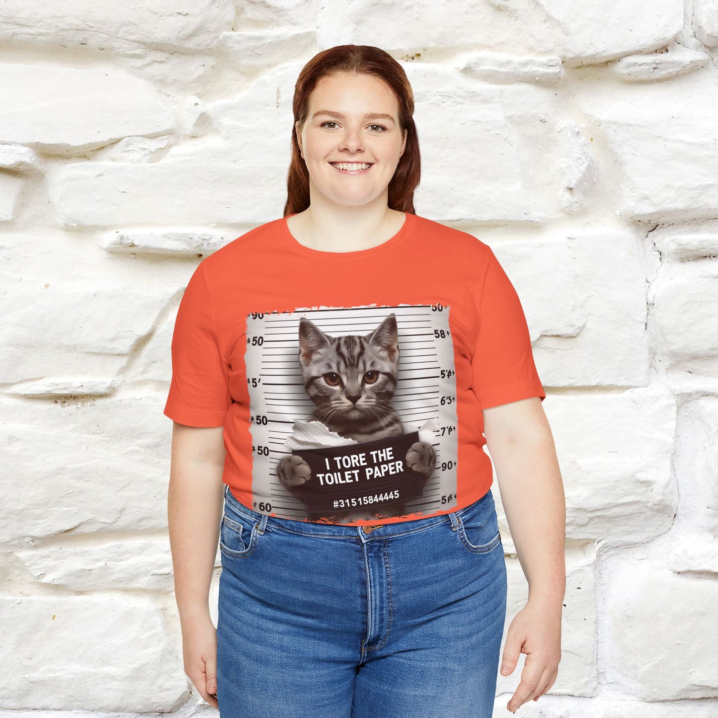 ''I Tore The Toilet Paper'' | Funny Cat T-Shirt | Nunu&Miao Studio - Nunu&Miao Studio