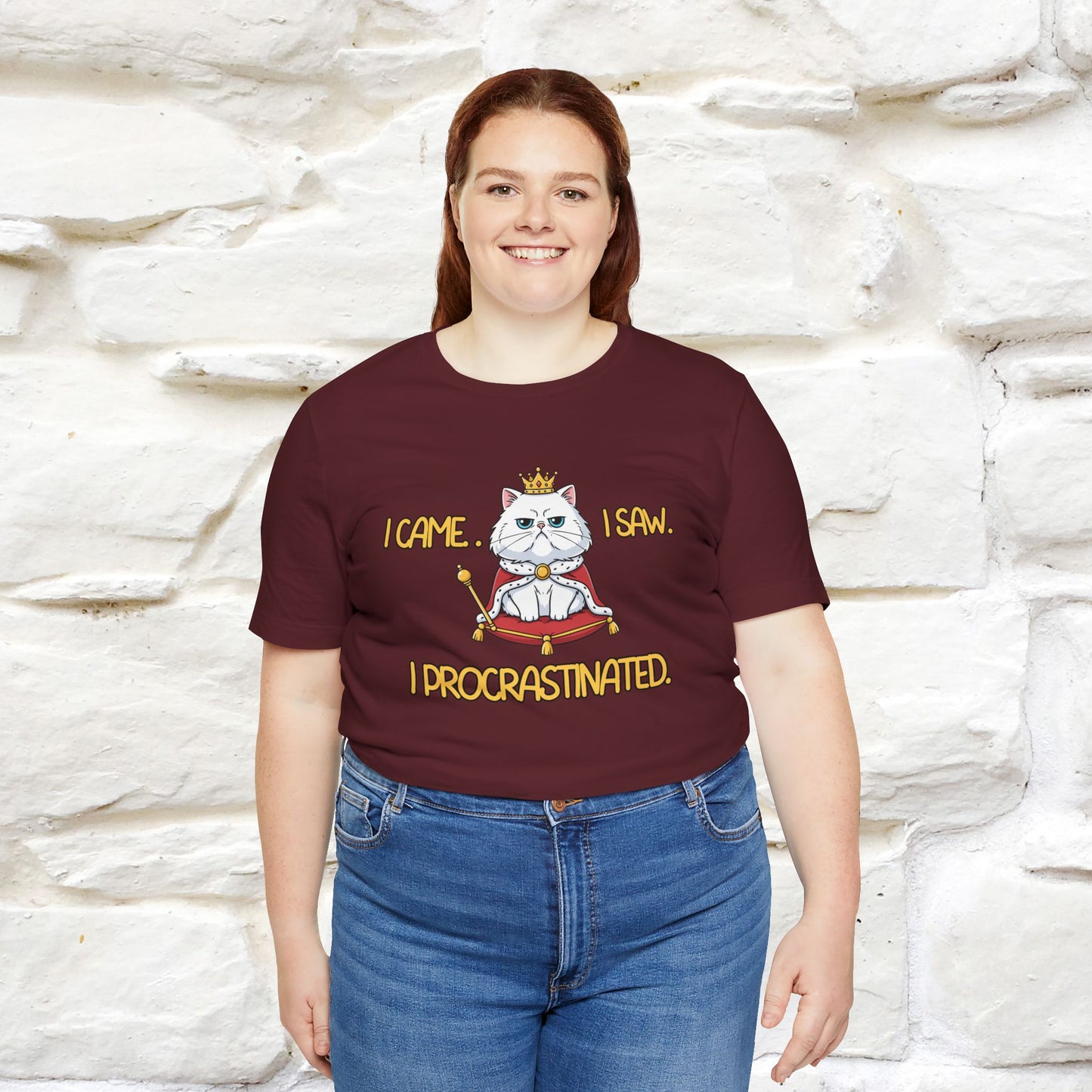 ''I came. I saw. I procrastinated.''| Funny T-Shirt | Nunu&Miao Studio