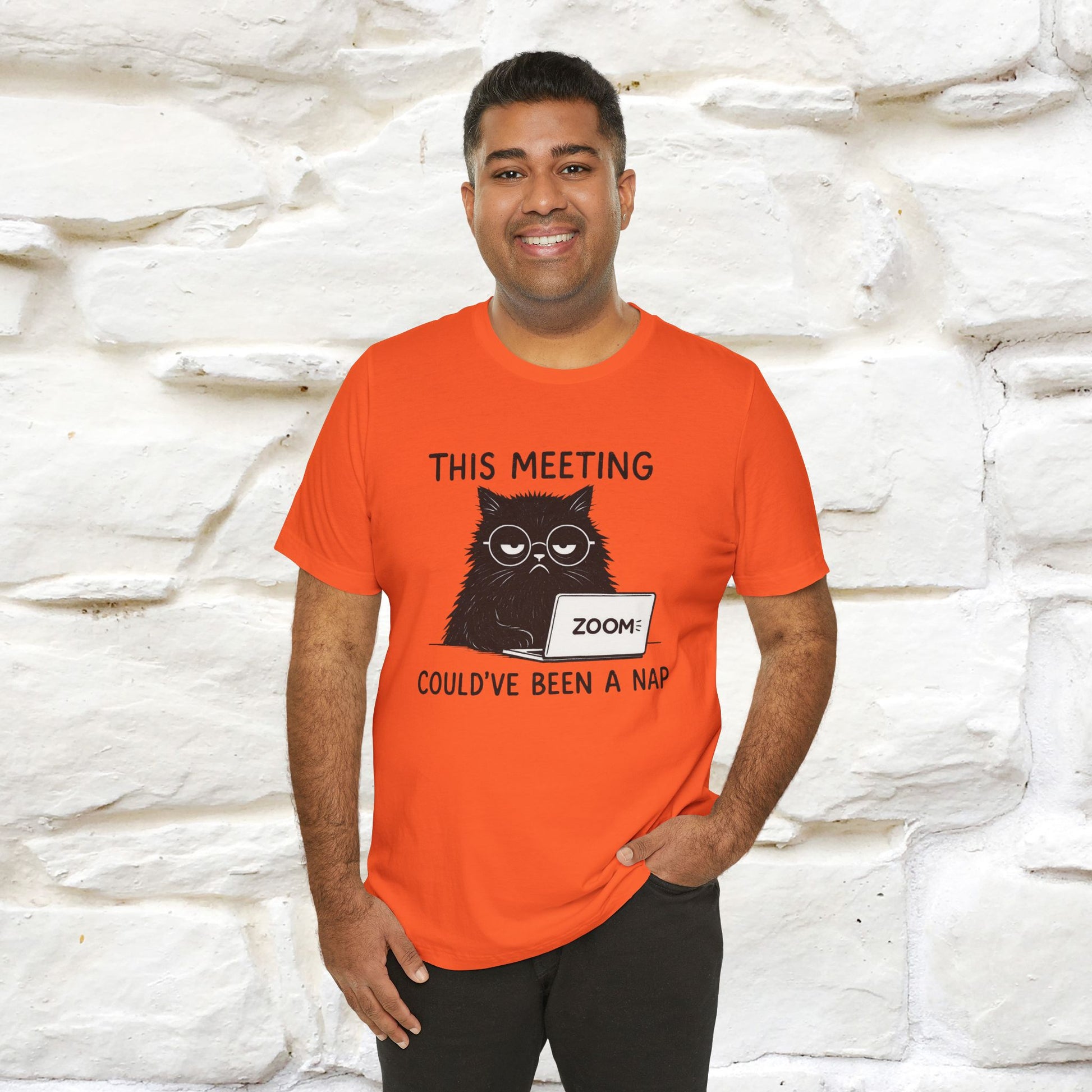 "This Meeting Could've Been a Nap" | Sarcastic Cat T-Shirt | Nunu&Miao Studio - Nunu&Miao Studio
