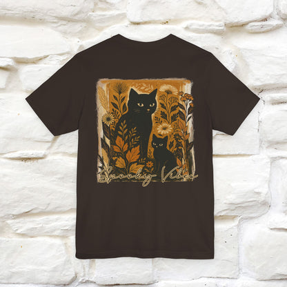 "Spooky Vibes" Cat T-shirt |Nunu&Miao Studio - Nunu&Miao Studio