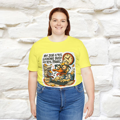 '' My Job is 90% Looking Busy ... |  Sarcastic T-Shirt | Nunu&Miao Studio