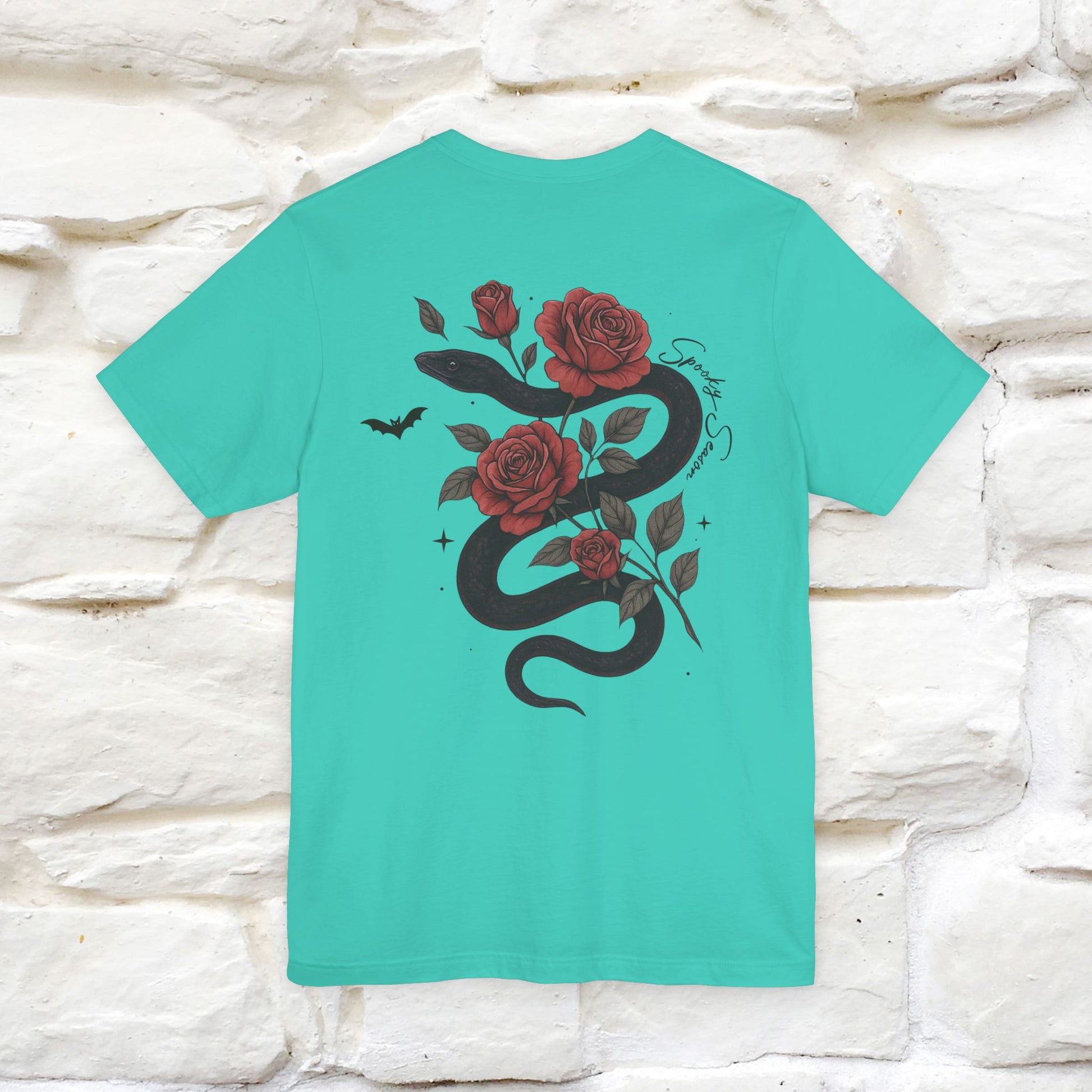 "The Rose and The Snake " Halloween T-shirt |Nunu&Miao Studio - Nunu&Miao Studio