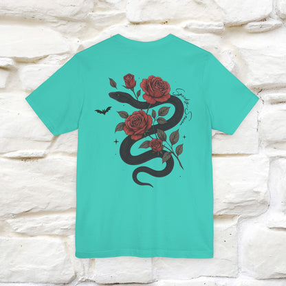 "The Rose and The Snake " Halloween T-shirt |Nunu&Miao Studio - Nunu&Miao Studio