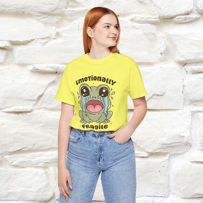 "Emotionally Fragile Handle With Care " Funny T-shirt |Nunu&Miao Studio - Nunu&Miao Studio