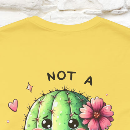 "Not A Hugger" |Funny T-Shirt | Front & Back Design|Nunu&Miao Studio - Nunu&Miao Studio
