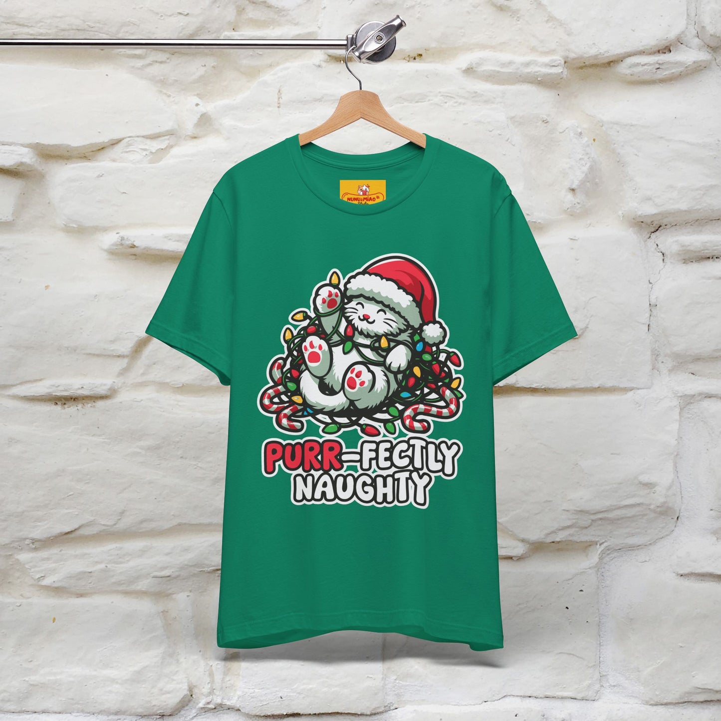 “Purr-Fectly Naughty” | Cat T-Shirt | Nunu&Miao Studio
