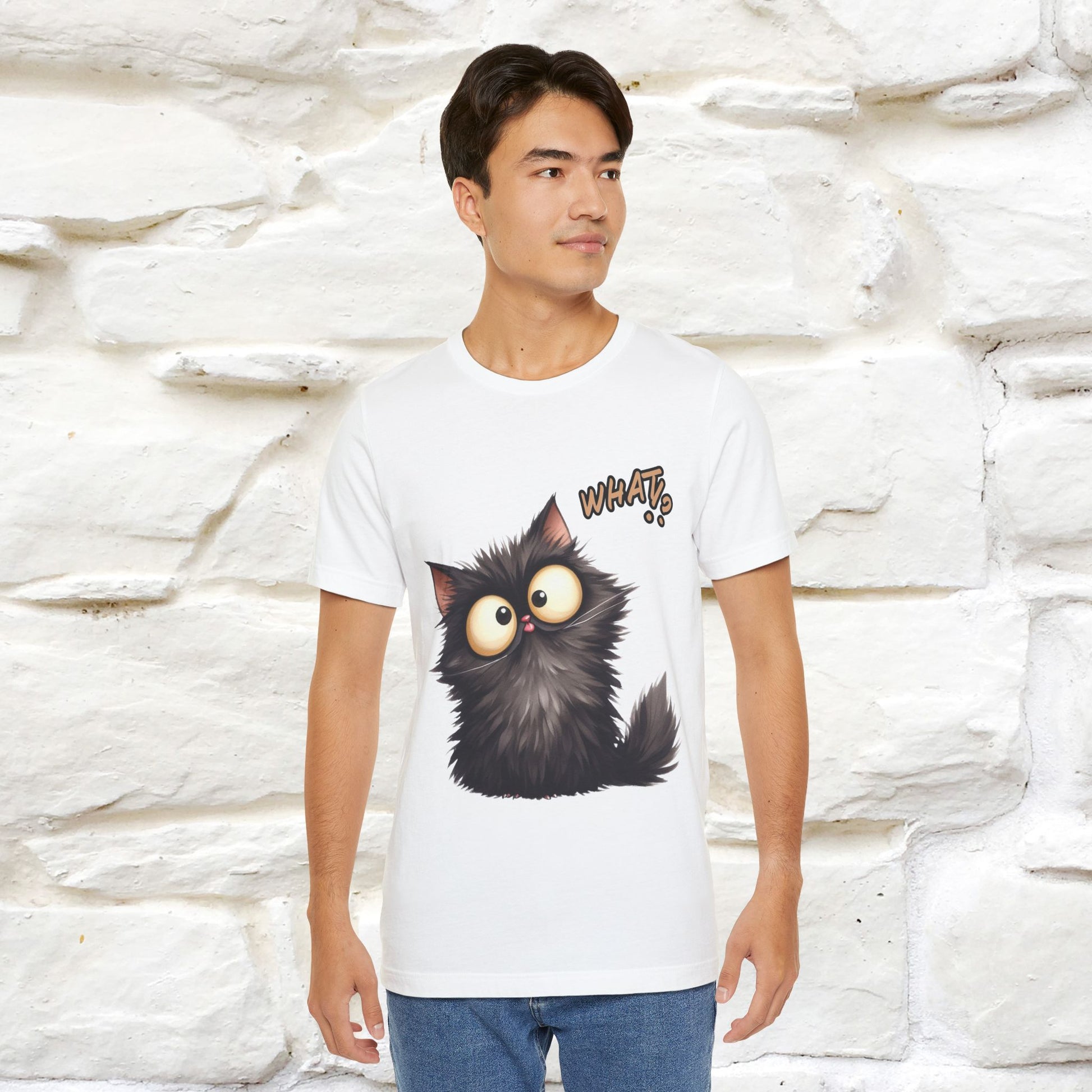 ''What ?'' | Cat T-Shirt  | Nunu&Miao Studio - Nunu&Miao Studio