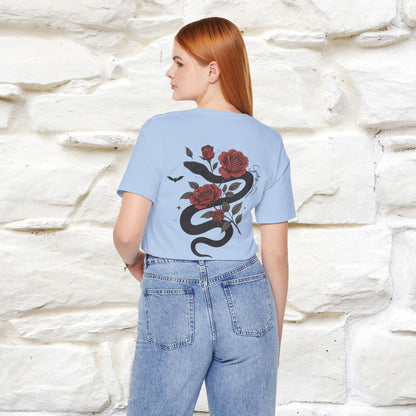 "The Rose and The Snake " Halloween T-shirt |Nunu&Miao Studio - Nunu&Miao Studio