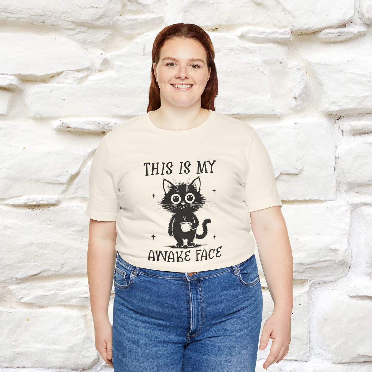 "This is My Awake Face" Cat T-Shirt | Funny Design | Nunu&Miao Studio