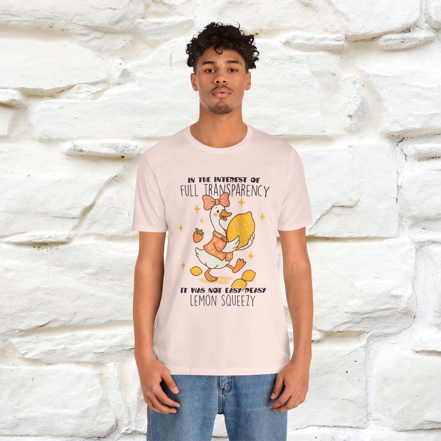 "It Was Not Easy Peasy" Funny T-shirt |Nunu&Miao Studio - Nunu&Miao Studio
