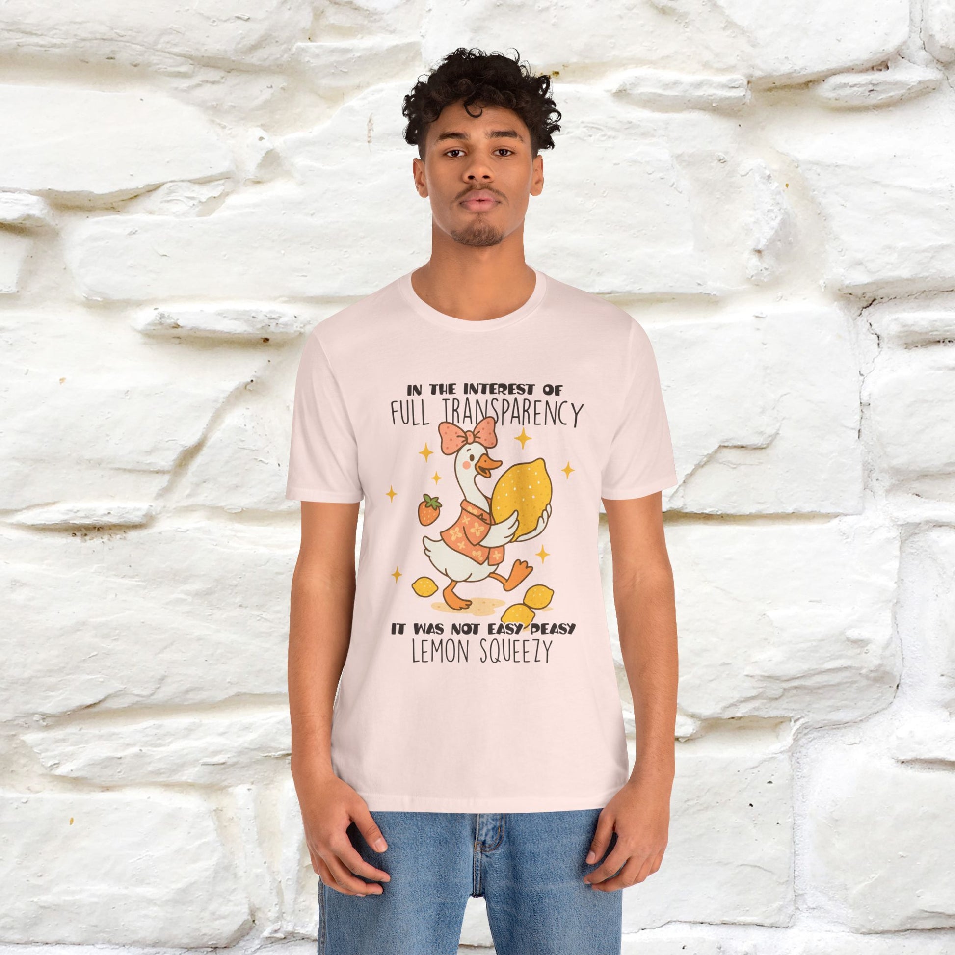 "It Was Not Easy Peasy" Funny T-shirt |Nunu&Miao Studio - Nunu&Miao Studio