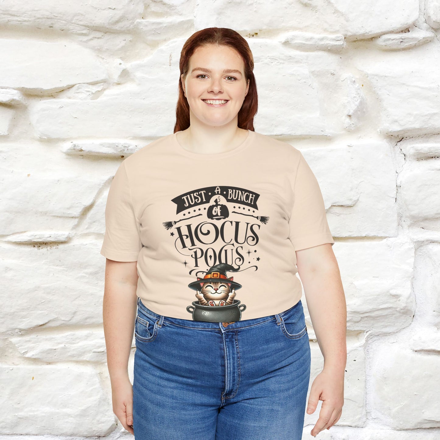 "Just A Bunch Of Hocus Pocus" Cat  T-shirt |Nunu&Miao Studio - Nunu&Miao Studio