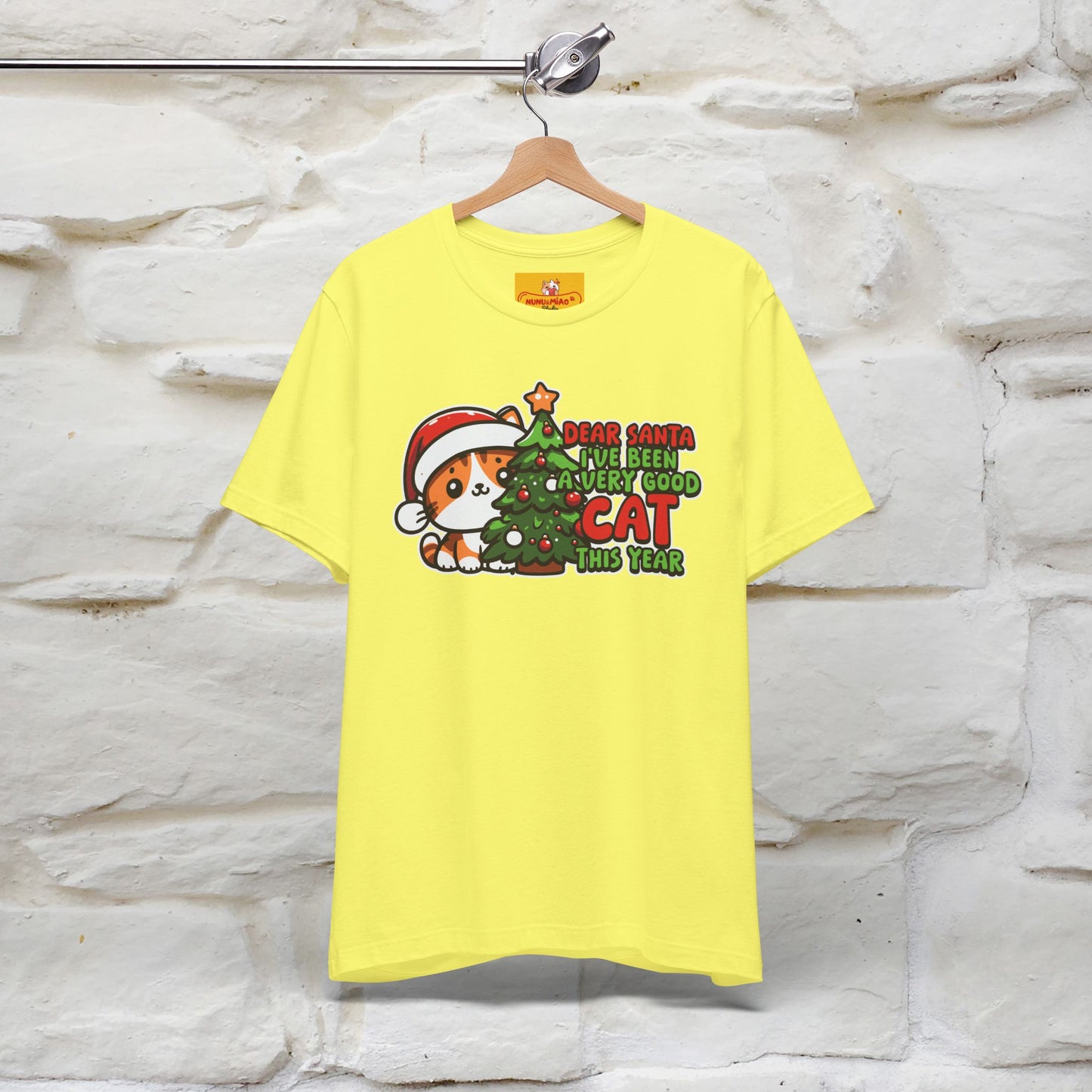 “Dear Santa, I'v Been a Very Good Cat..” | Cat T-Shirt | Nunu&Miao Studio