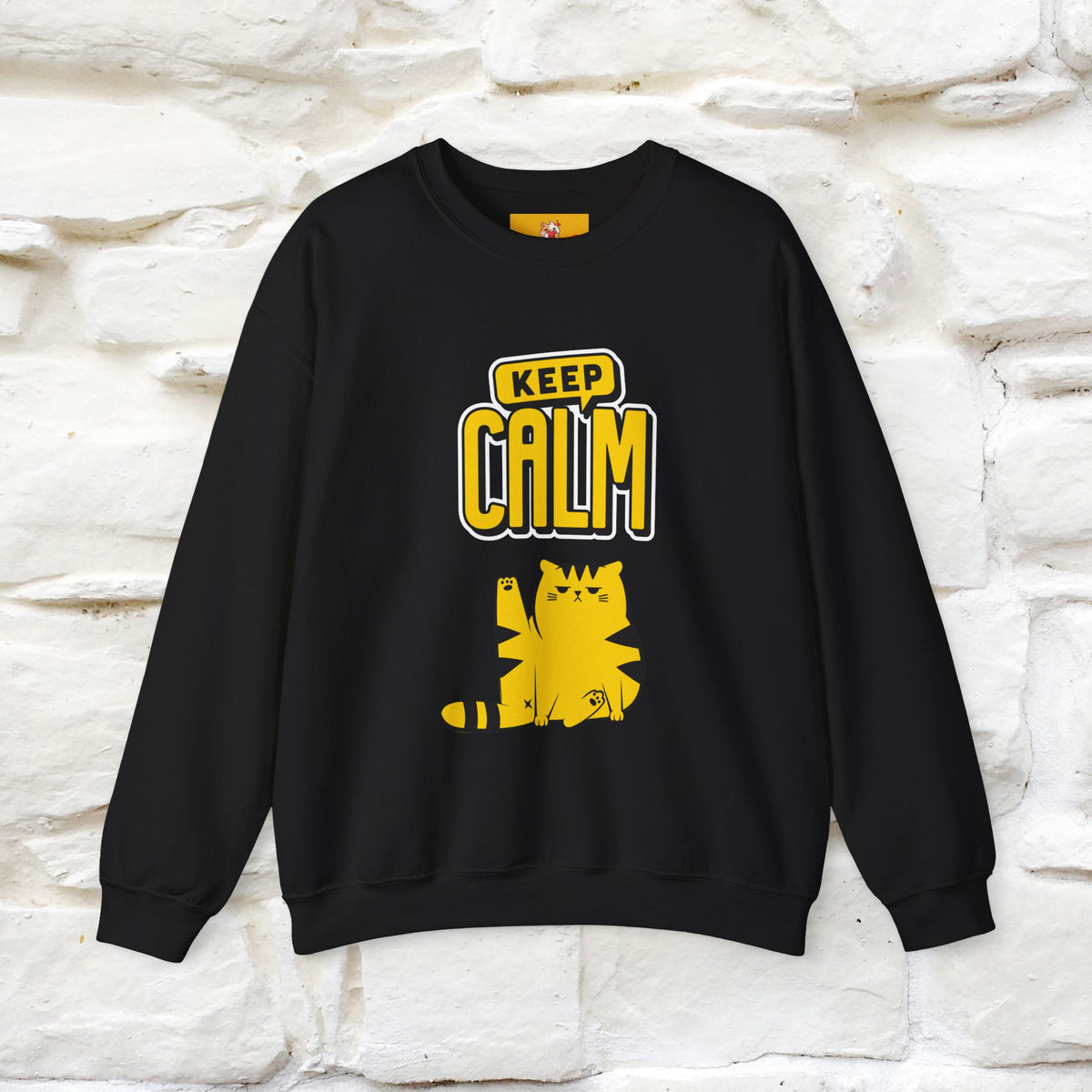 "Keep Calm'' |Cat Sweatshirt | Nunu&Miao Studio