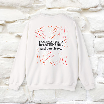 ''I'am In A Toxic Relationship...'' |Cat Sweatshirt | Nunu&Miao Studio