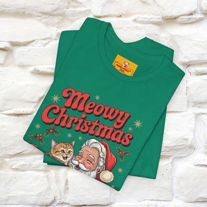 “Meowy Christmas” | Cat T-Shirt | Nunu&Miao Studio